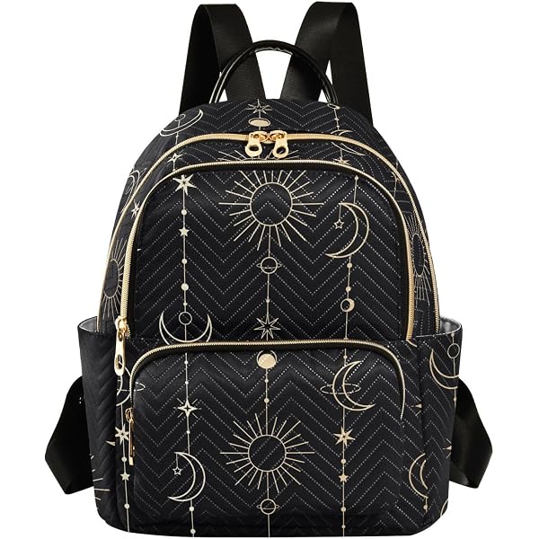4087 Sun Moon Star Witch Small Backpack Purse Travel Bag Lightweight 71kMwAFQvWL._AC_UL200_SR200,  main image 2