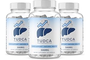 MAXLIFE NATURALS (3 Pack) Tudca Liver Support Supplement - Tudca 500mg 180 SERVINGS Liver Cleanse Liver Rescue Aid Bile Salts - Tudca Bile Salt - Assist Liver Detox Cleanse Tudca Supplement (Tauroursodeoxycholic Acid)