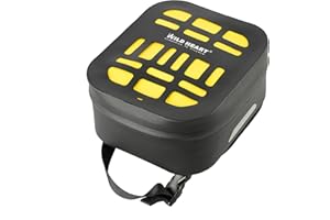 WILD HEART Multifunctional Hanging Bag Motorcycle Waterproof Quick Release Fuel Tank Bag Outdoor First Aid Pouch (Hollow Yellow)