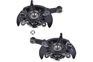 Pair Front Left & Right Wheel Hub Bearing Steering Knuckle Assembly Replacement for Honda Civic 2006 2007 2008 2009 2010 2011#698451 698450 51216SNA010 51211SNA010 Lamerto