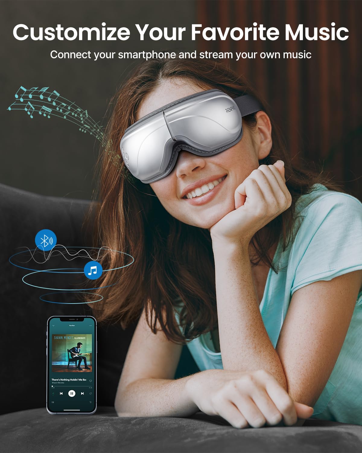 RENPHO Eyeris1 Eye Massager for Migraine Eyeris 2 - Eye Massager with Heat