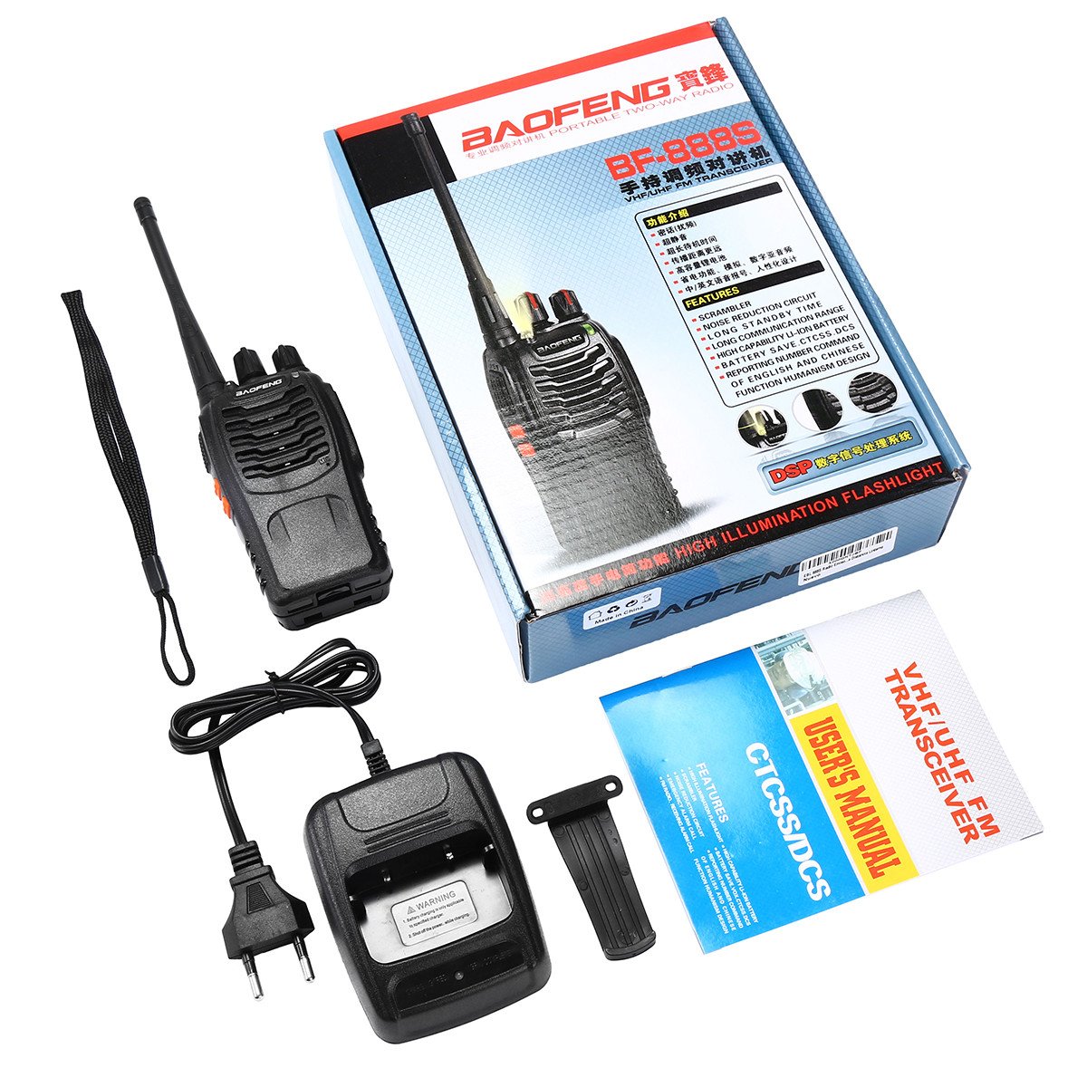 EBL BF-888S 16 Kanäle Wireless Walkie Talkie Funkgeräte
