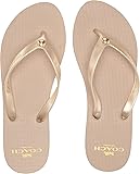 Coach Women's Flip-Flop Champagne 9 M US
