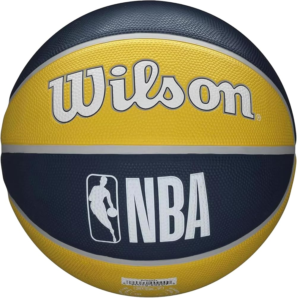 Wilson NBA Team Tribute Indiana Pacers Outdoor Basketball Size 7 Rubber