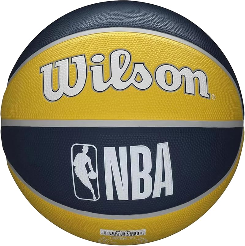Wilson NBA Team Tribute Indiana Pacers Outdoor Basketball Size 7 Rubber