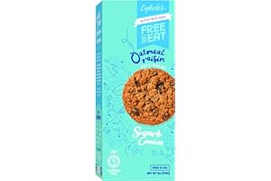 CYBELE'S FREE TO EAT Cybele’s Free To Eat Gluten-Free & Vegan Cookies - Plant-Based, Dairy, Soy, & Nut Free - Soft-Baked School Safe Snack For Kids & Adults - 12 Cookies Per 6 oz Box (Oatmeal Raisin, Pack of 1)