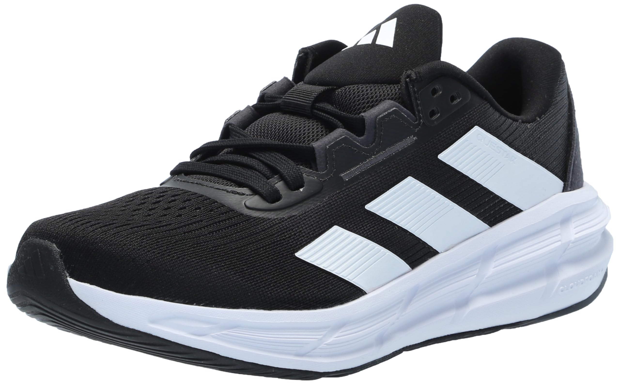 Adidas Men's Questar 3, Black/White/Carbon, 6.5 Image