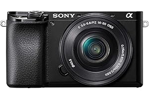 Sony Alpha 6100 | APS-C Mirrorless Camera with Sony 16-50 mm f/3.5-5.6 Power Zoom Lens (Fast 0.02s Autofocus, Eye Tracking Autofocus for Human and Animal, 4K Movie Recording and Flip Screen)