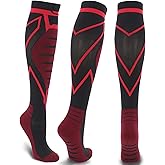 Keskale Compression Socks for Men & Women 20-30 mmHg Knee High -Best Support for Medical, Athletic, Sports, Travel (1/2Pairs)