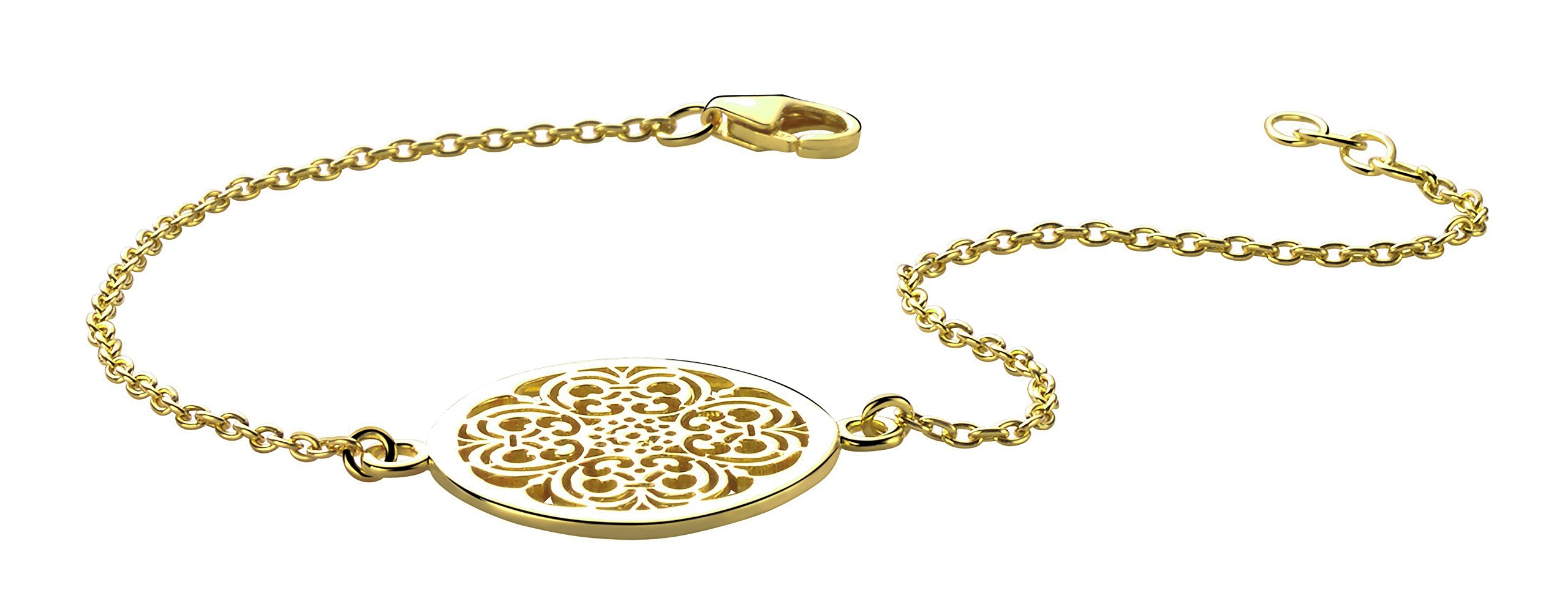 Orphelia Women's Bracelet Silver Gold-Plated Length 19 CM ZA - 6034/2