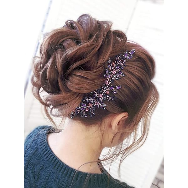 Teyglen Diadema Roja Con Diamantes De Imitación Para Boda, Corona De