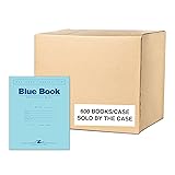 Roaring Spring Exam Blue Books, Case of 600, 8.5" x