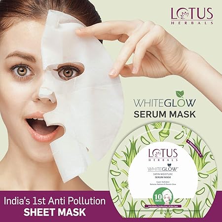 lotus white glow face serum