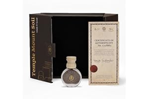 TMS TEMPLE MOUNT SOIL Authentic Temple Mount Sacred Soil Gift Set – Holy Land Gifts from Jerusalem, Expert Certified, Where Jesus Walked, Faith Based Souvenir, Perfect Christian Gifts for Evangelism - Black