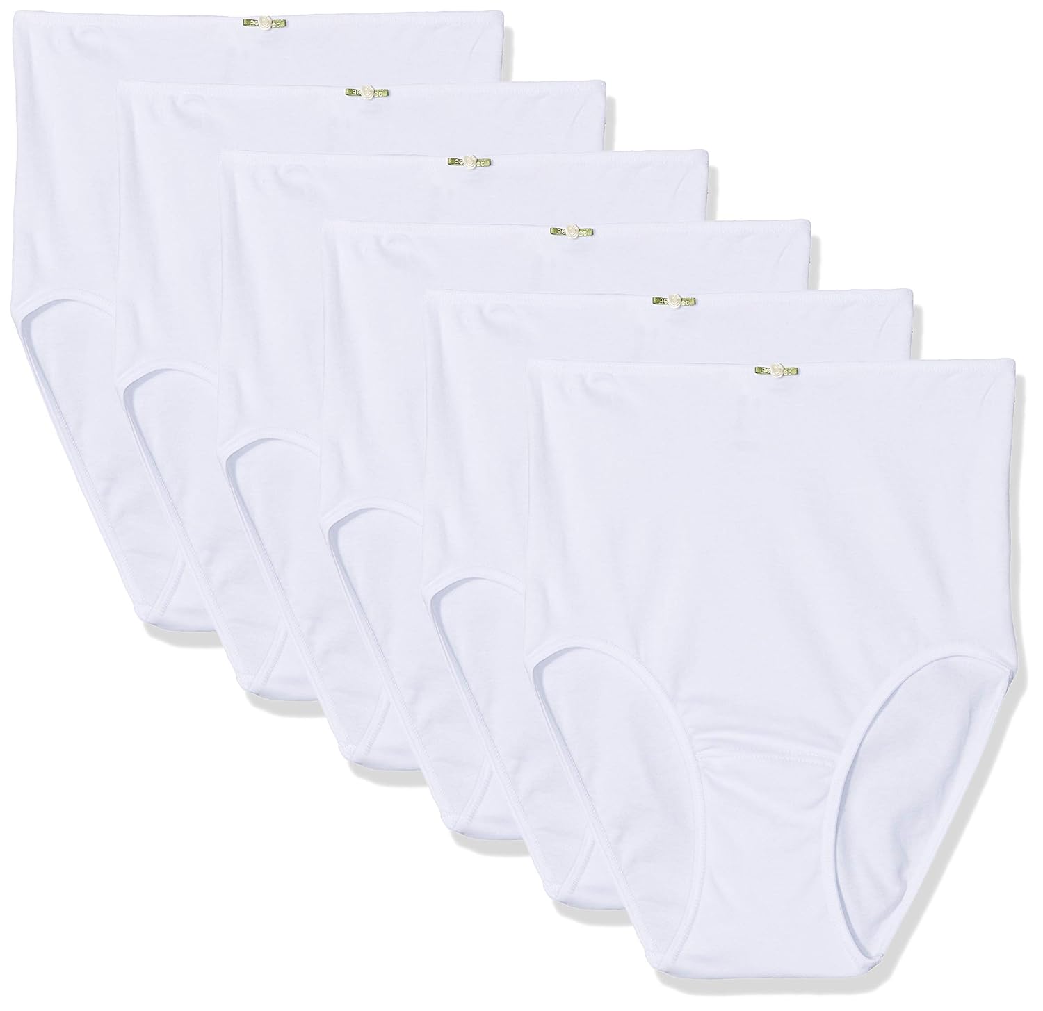 AVET 3167, Braguitas para Mujer, pack de 6, Blanco, Large: Amazon.es: Ropa y accesorios