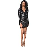 Dress The Population Womens Shauna Bodycon Mini Dress