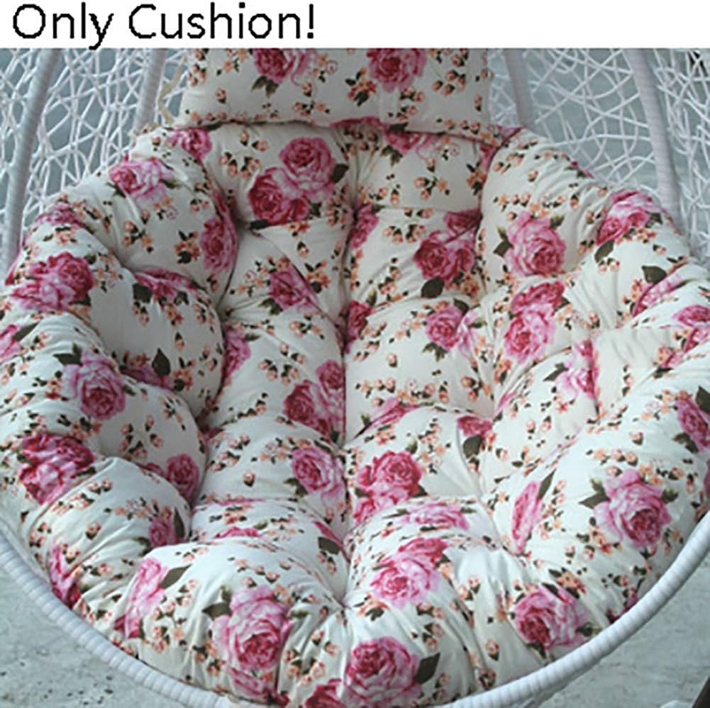 Jardín Colgando Cojines para Sillas, Patio Mimbre Colgante Huevo Silla