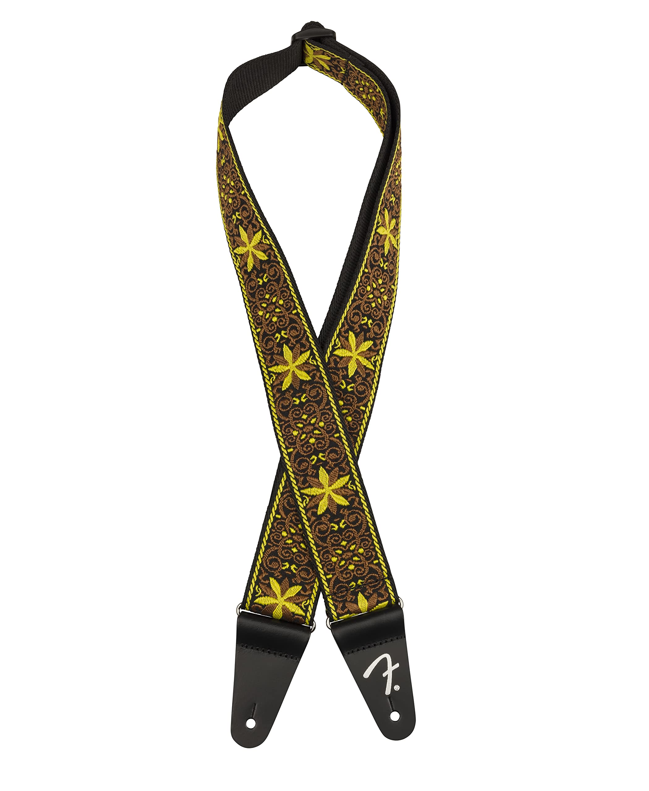 Fender Pasadena Woven Guitar Strap - Yellow Wallflower