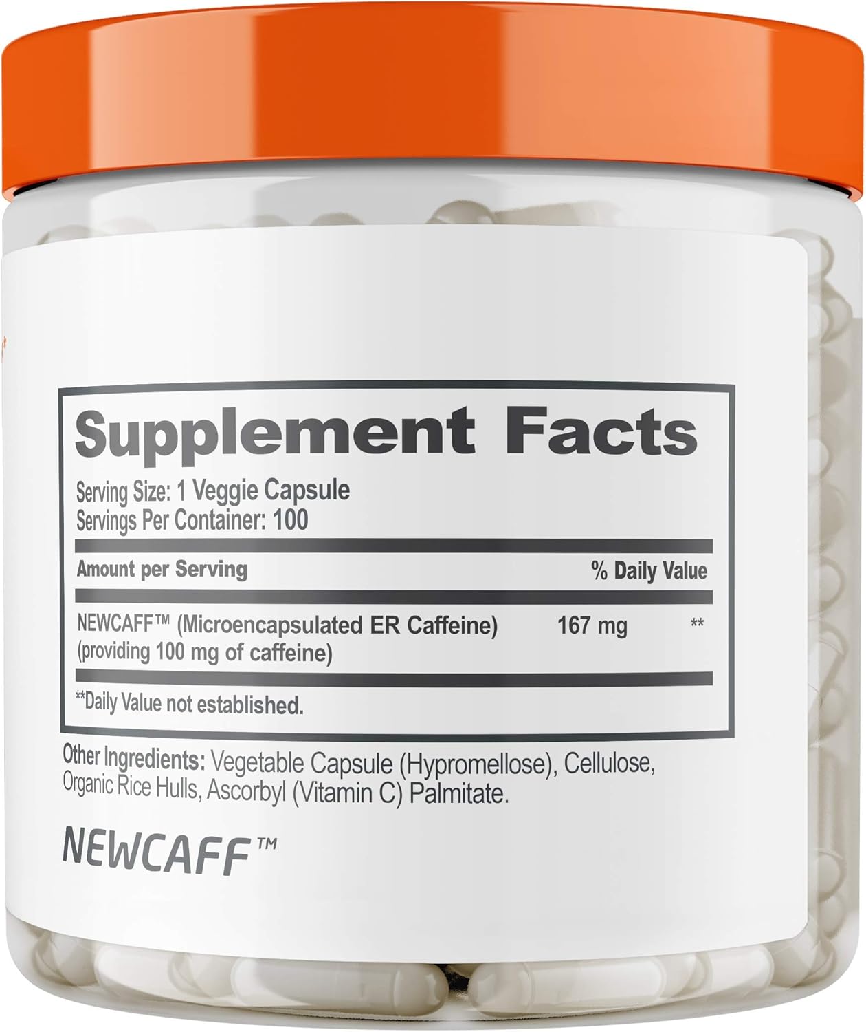 Genius Caffeine, Extended Release Microencapsulated Caffeine Pills, All Natural Non-Crash Sustained Energy & Focus Supplement, Preworkout & Nootropic Brain Booster For Men & Women,100 Count: Health & Personal Care