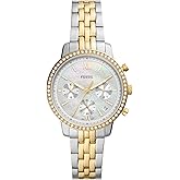 Fossil Women's Neutra Quartz Stainless Steel Chronograph Watch