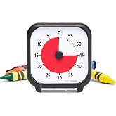 Time Timer 3 inch Visual Timer &mdash; 60 Minute Kids Desk Countdown Clock with Dry Erase Activity Card and Desktop App Access &mdash; for Kids Classroom, Homeschool Study Tool, Task Reminder, Home and Kitchen