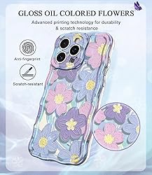 Avocase for iPhone 13 Pro Max Case, Colorful Oil