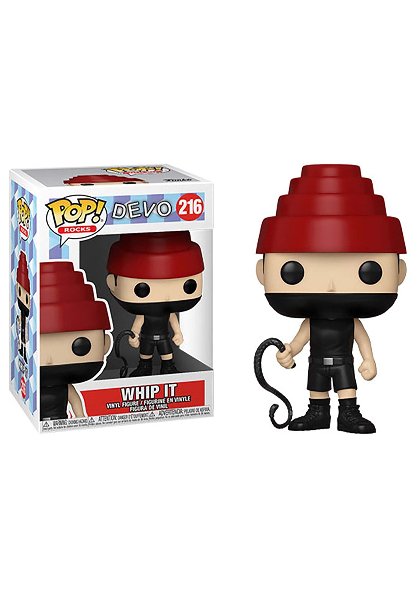Funko POP! Rocks: Devo - Whip It With Whip - Collectable Vinyl Figure - Gift Idea - Official Merchandise - Toys for Kids & Adults - Music Fans - Model Figure for Collectors and Display
