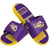 FOCO LSU Tigers NCAA Mens Gradient Wordmark Gel Slide - S