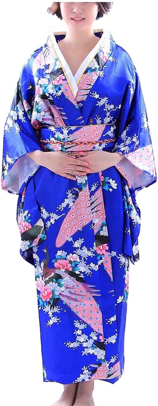 Botanmu Women's Kimono Robe Japanese Dress Photography Cosplay Costume 5 Colors