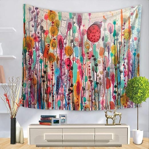 Gerenic Tapiz Decoracion Del Hogar Estera De Playa Mantel Montado