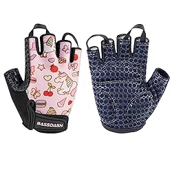 BASSDASH UPF 50+ Kids' Gloves with Padded Grippy