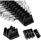 Monliful 60 pcs Magnetic Modular Wrench Organizer Wrench Holder - Wrenchs Tool Organizers for Tool Drawer Storage, Wrenchs Ra