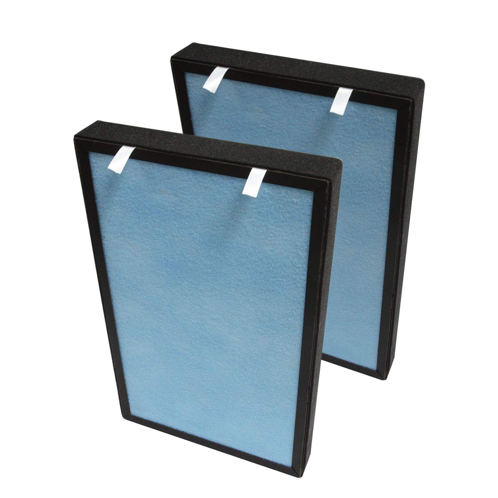 PUREBURG PB-P01F Replacement Filters Compatible with Pro Breeze PB-P01 Air Purifier, 2-Pack H13 HEPA Activated Carbon 2-in-1