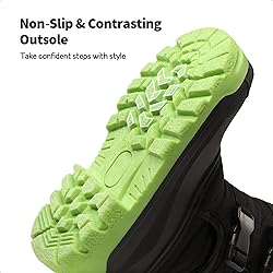 DREAM PAIRS Boys Snow Boots Bright Colored Outsole