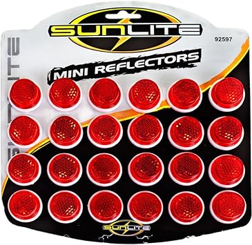 round bicycle reflectors