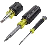 Klein Tools 32500SDKIT Multi-Bit Screwdriver and Nut Driver Set with Cushion-Grip Handles, Includes Stubby, 11-in-1, and 4-in-1 Electronics Drivers