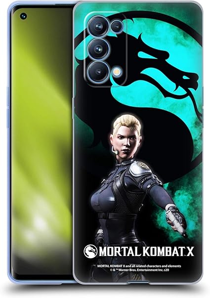 Amazon Head Case Designs オフィシャル ライセンス商品 Mortal Kombat X キャシー ケイジ キャラクターアート Oppo Reno5 Pro 5g 専用ソフトジェルケース Head Case Designs 家電 カメラ