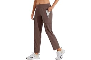 Willit Women's Golf Pants with Pockets Athletic Quick Dry Pants Lightweight Cargo Travel Water Resistant