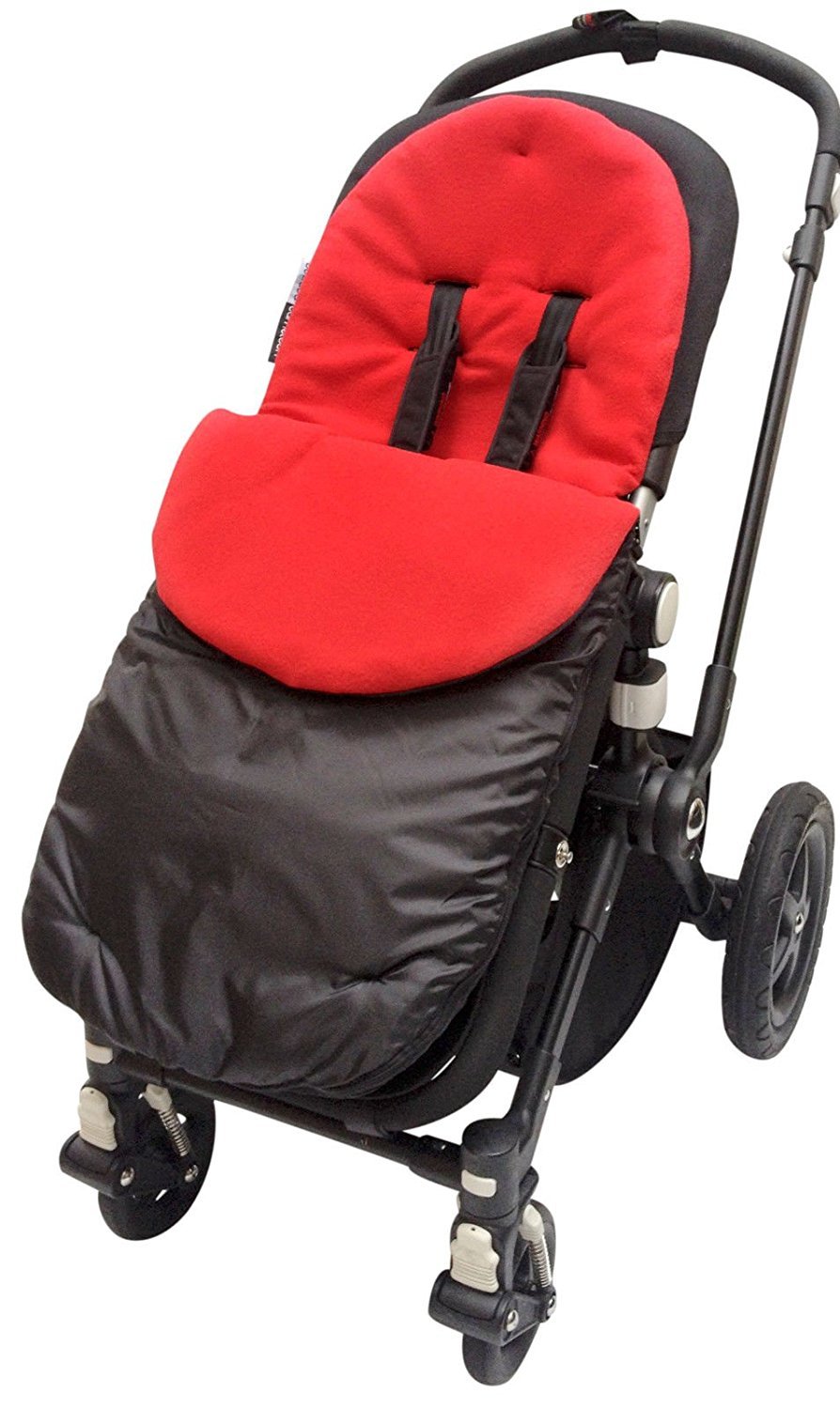 Footmuff/Cosy Toes Compatible with Buggy Pushchair Red