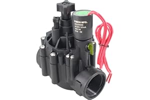 FIMCO MANUFACTURING INC. FIMCO MANUFACTURING INC 1 1/4" In-line Electric Solenoid Valve with 24VAC coil and manual rotary switch, flow control. Model X125 1.25" Female NPT Threaded