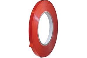 GGR Supplies T.R.U. UPVC-24BS Red Poly Bag Sealing Tape: 3/8 in. x 180 yds. (Pack of 1)