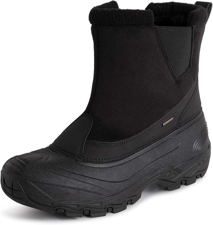 mens pull on snow boots