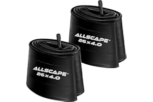 HAPPY EBIKES HEB - Heavy Duty Bike Tube for Ebike Tires - Puncture Resistant Inner Tube for 20x4 / 26x4 Bike Tire, Fat Tire Tube, MTB, 20 inch x 4.0 inch and 26 inch x 4.0 inch Bike Tubes