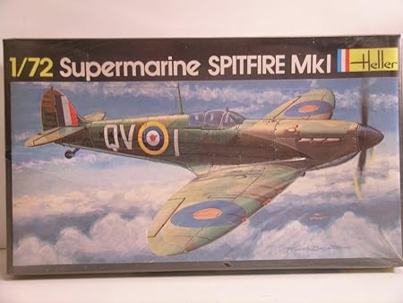 Amazon Com Heller Models 1 72 Scale Supermarine Spitfire Mk I Plastic Model Kit Everything Else