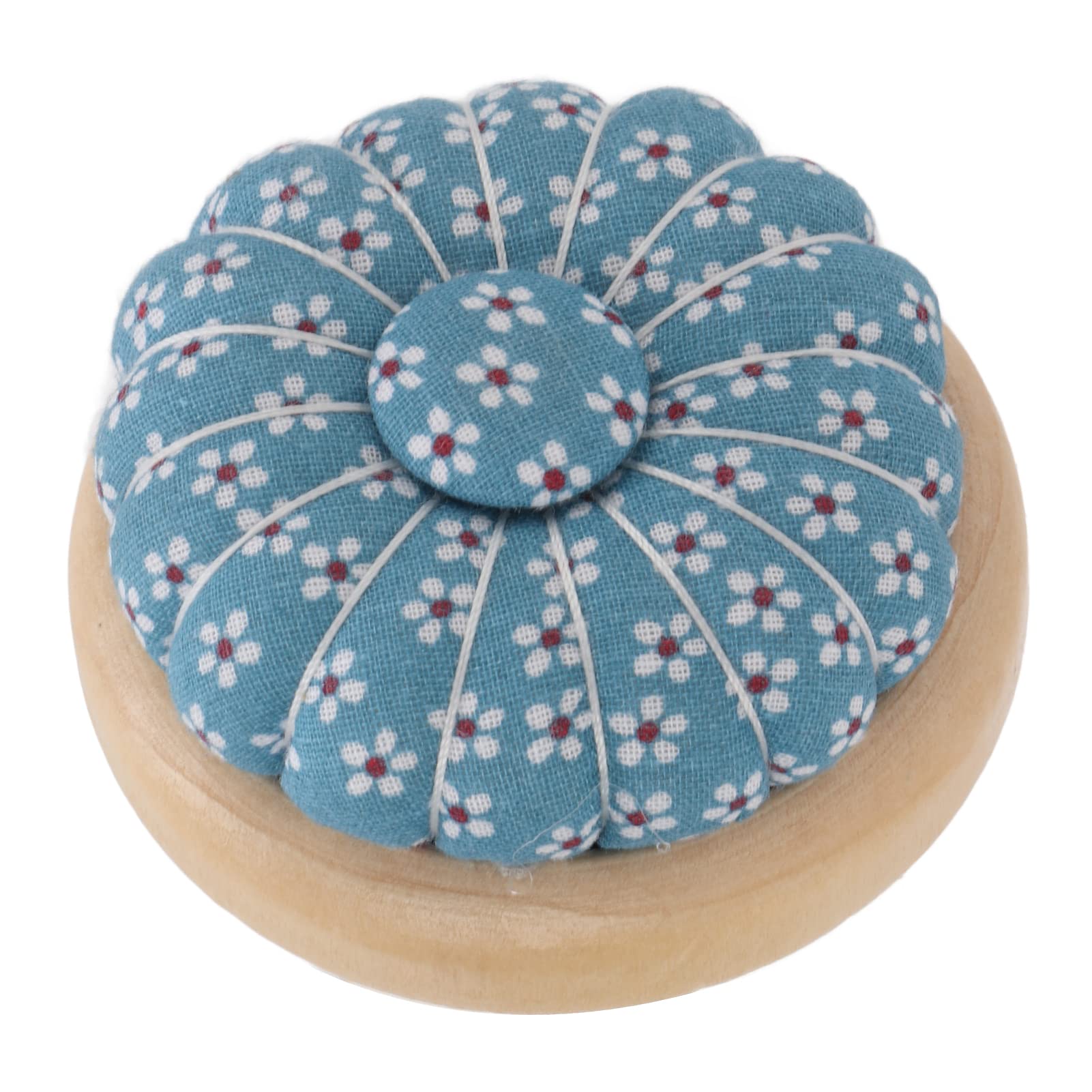 Pin Cushion Sewing Needle Pincushions Needle Collector with Wooden Base for Sewing Needle and DIY Crafts, Needlework Supplies