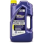 Royal Purple API-Licensed SAE 0W-20 High Performance Synthetic Motor Oil - 5 Quart - (Pack of 3)