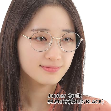 Amazon 近眼 近視 メガネ 8824c03 黒 金 1 00 Pd66 近視眼鏡