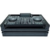 Magma DJ-Controller Flight Case XDJ-RX3/RX2 (All Black) | Semi-Rigid Polyester Exterior, 8mm Durashock Foam Interior, Egg-Foam Padding at Contact Points, Water-Rejecting Exterior