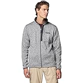 Columbia Men's Sweater Weather Full Zip, City Grey Heather, 2X Tall