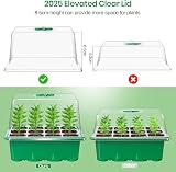MIXC Seed Trays with Grow Light 5Pack with Lids Propagators for Plants view 3